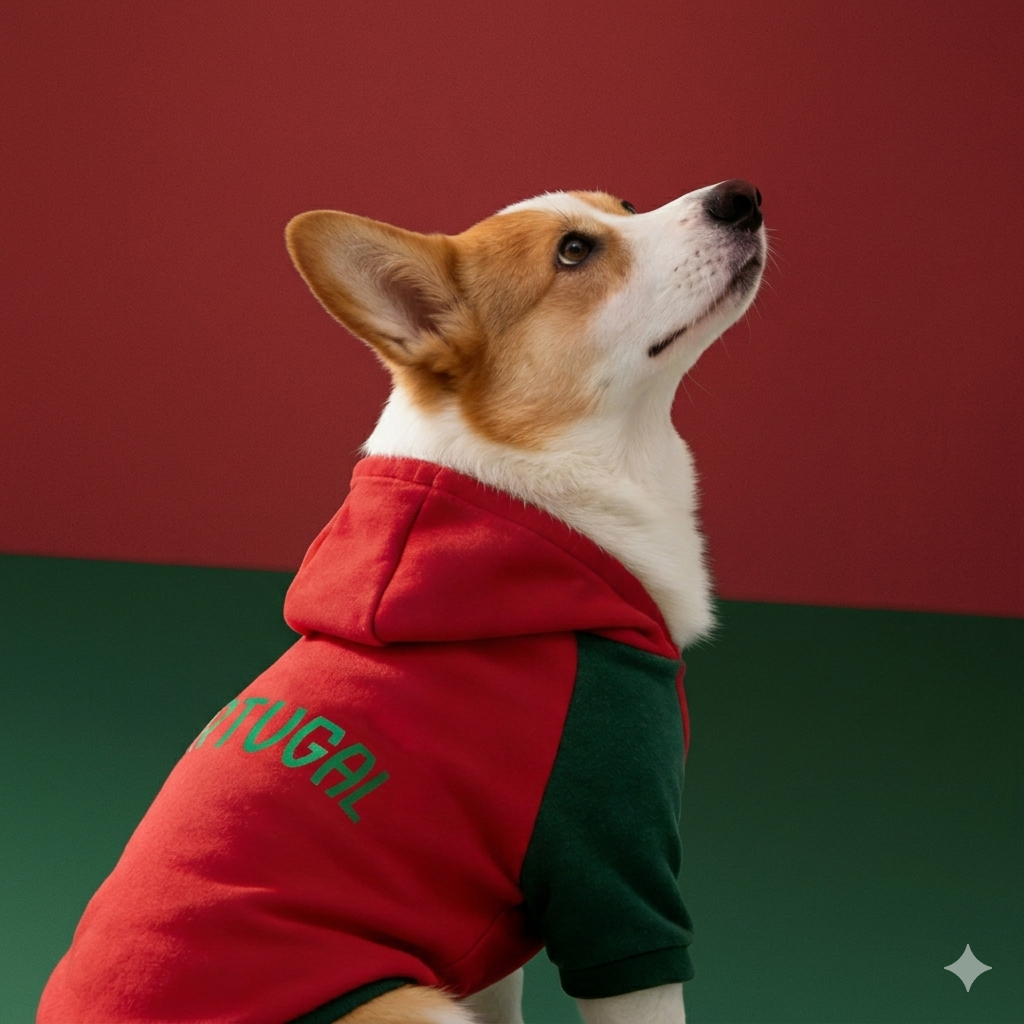 Portugal FPF Pet Hoodie